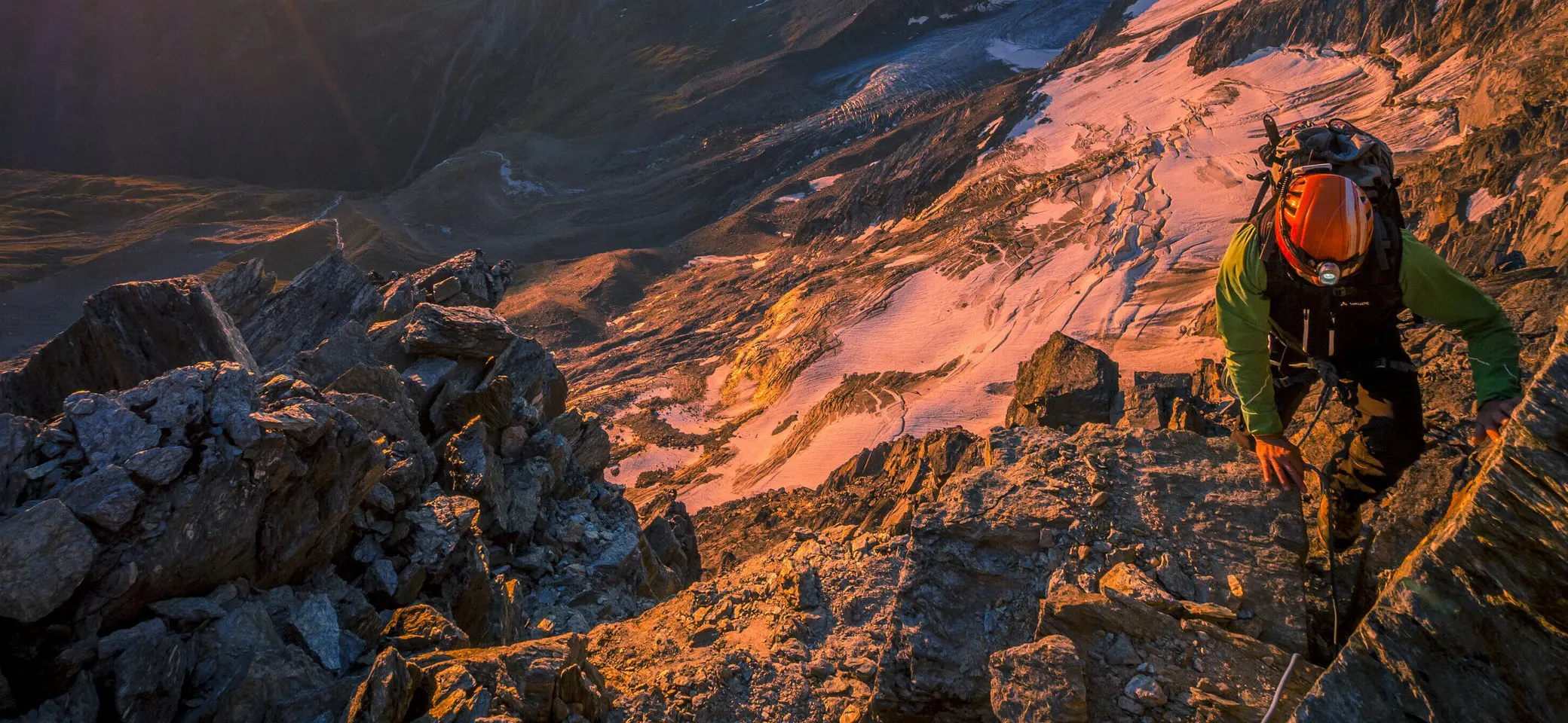 Berggipfel im Sonnenuntergang | © DAV/Silvan Metz